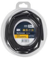 Трубка ТУТнг-LS 5/2,5мм черный 2м инд.упаковка IEK