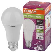 Лампа свд 220В Е27 10Вт 4000К 1055лм стандарт A60 матовая Osram АБ комплект 10шт