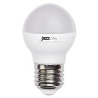 Лампа свд 220В E27 9Вт 5000К 820лм шар G45 матовая Jazzway