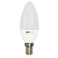 Лампа свд 220В E14 9Вт 5000К 820лм свеча C37 матовая Jazzway 