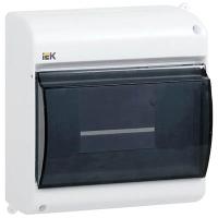 Бокс 6мод навесной белый прозрачная дверь IP30 КМПн IEK