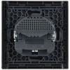 Фортепиано сталь розетка скрытая 1-мест заземление шторки USB IP20 3,1А